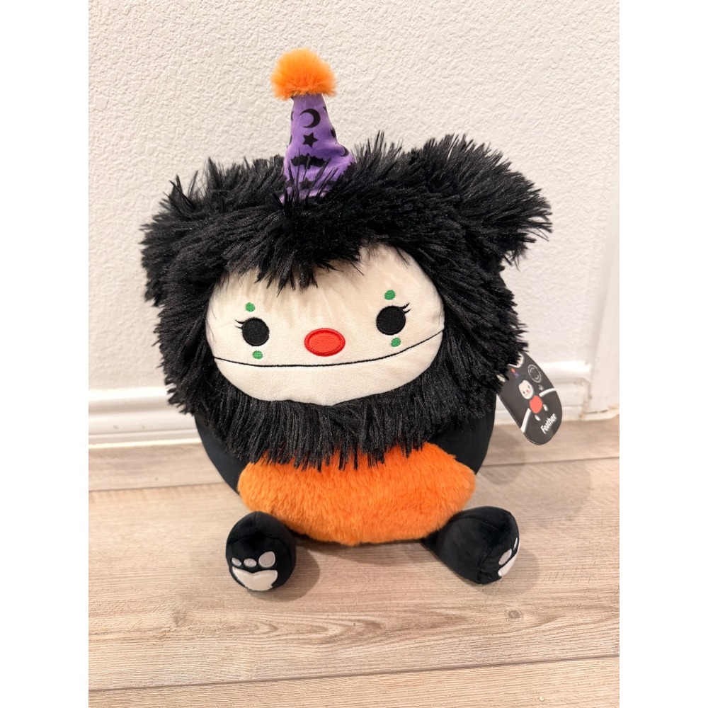Squishmallows Feather the Bigfoot Clown Halloween Select Series 12 inch Plush